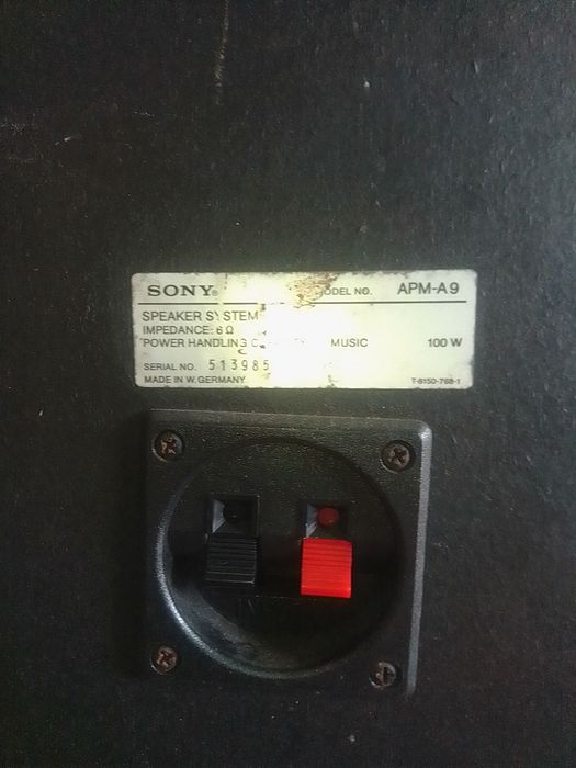 Coluna de som Sony