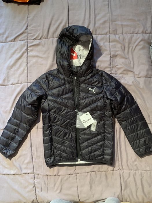 Puma Куртка на пуху на мальчика 7-8