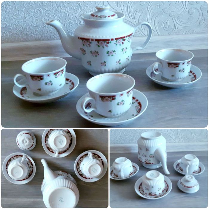 Часть сервиза СССР, Тернопольский фарфор,деколь