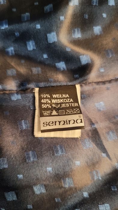Garnitur młodzieżowy komunijny  Semina 152 cm granatowy na komunię wesele