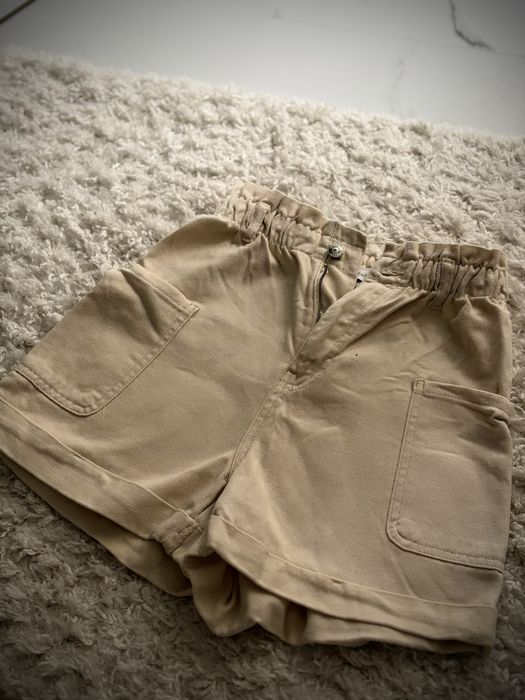 Cropp Denim szorty beżowe wysoki stan r. XS