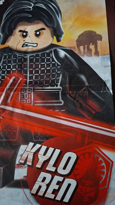 Zestaw plakatów dwustronnych Lego Star Wars 7x a3 1x a1