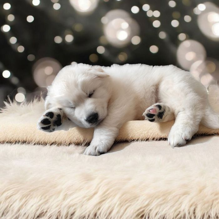 Biały Owczarek Szwajcarski ZKwP FCI szczeniak po rodzicach pracujących w dogoterapii