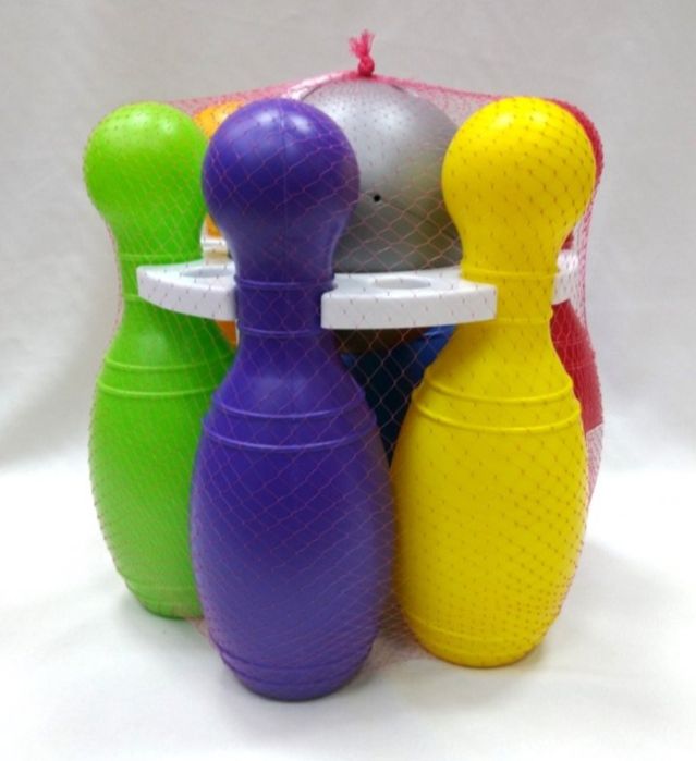 Боулинг набор Кегли большие и шар