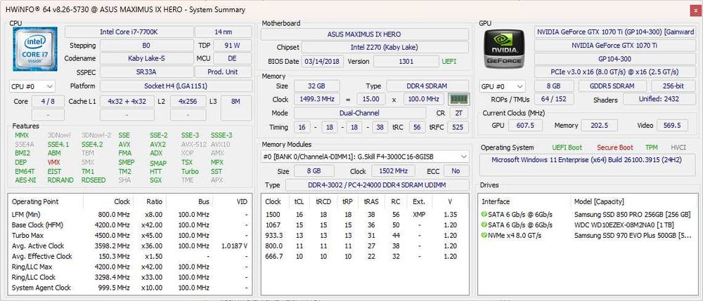 Ігровий ПК + Монітор + Периферія | i7 + GTX 1070 Ti + SSD NVMe