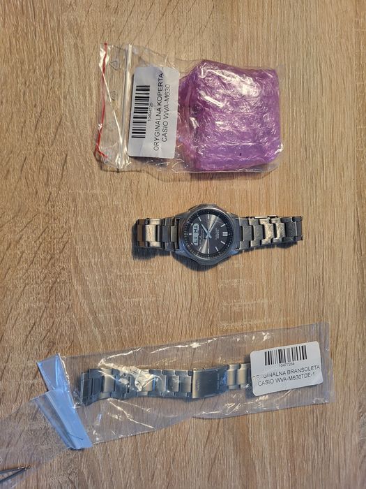 Casio MVA M630 Solarny Wersia tytanowa