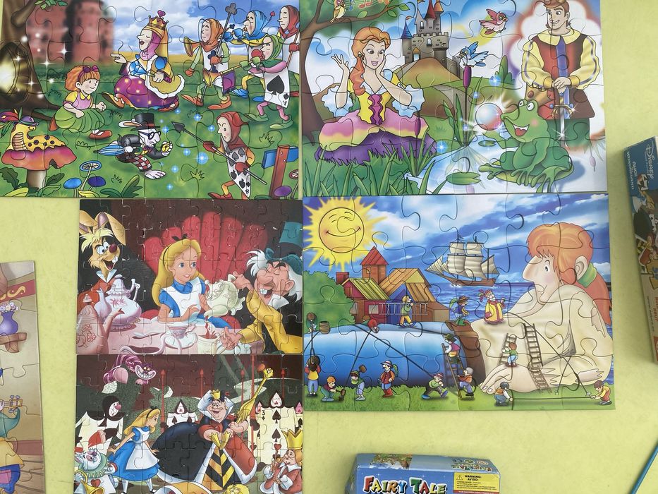 5 Puzzles Alice no Pais das Maravilhas