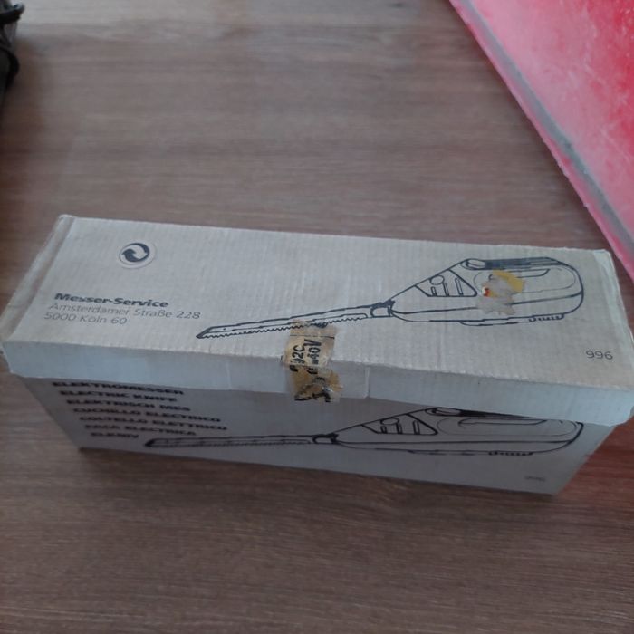 Stary kuchenny nóż elektryczny Messer Service