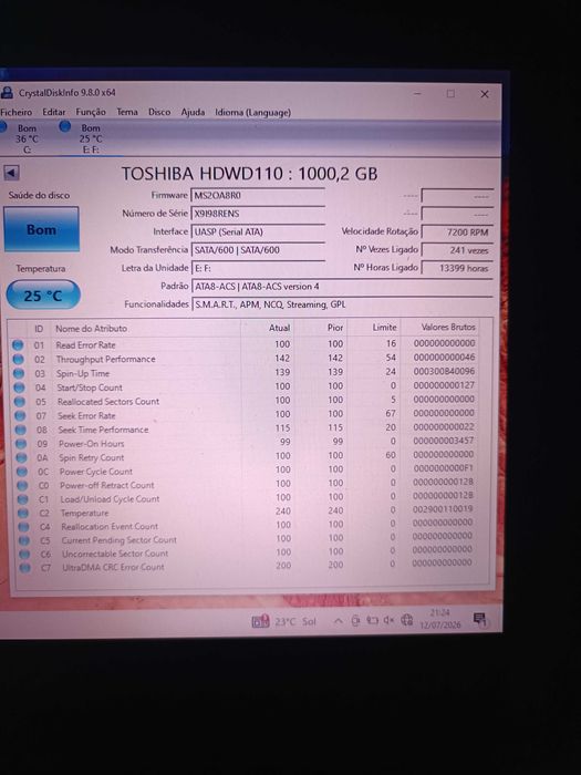 Disco duro 1tb Toshiba 3.5 sata