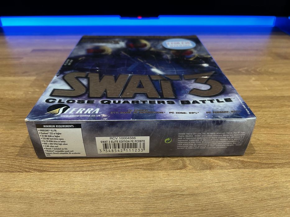 SWAT 3 Elite Edition nowy FOLIA (PC EN 2000) BIG BOX UK wydanie