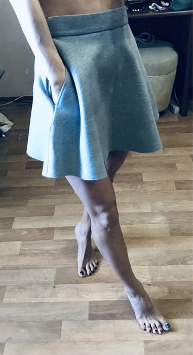 Юбка-шорты и 2 юбки солнце-клеш