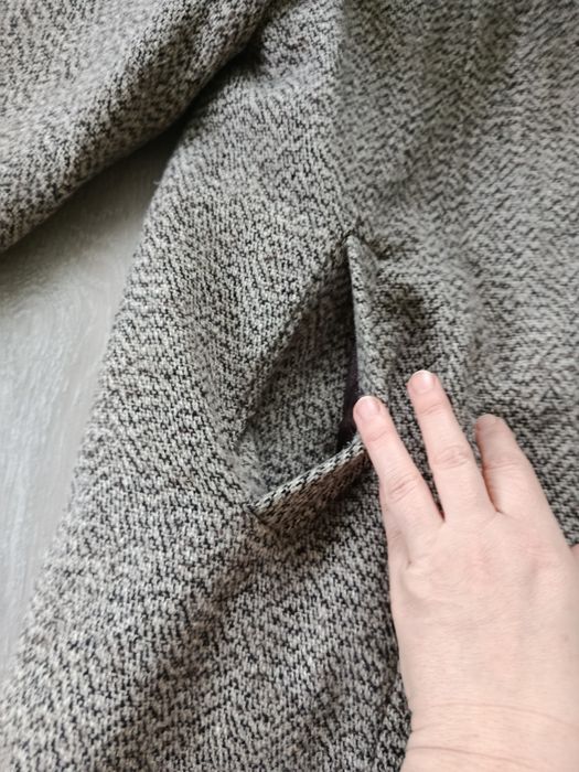 Płaszcz damski wełniany z kaszmirem