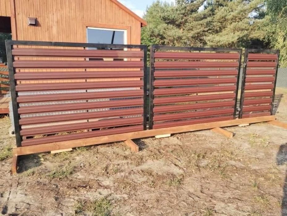 Brama skrzydłowa sztachetowa 4m