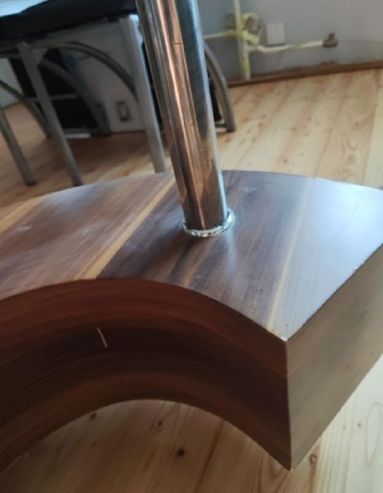 Ława duża szkło brąz