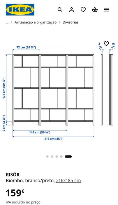 Biombo IKEA Como Novo