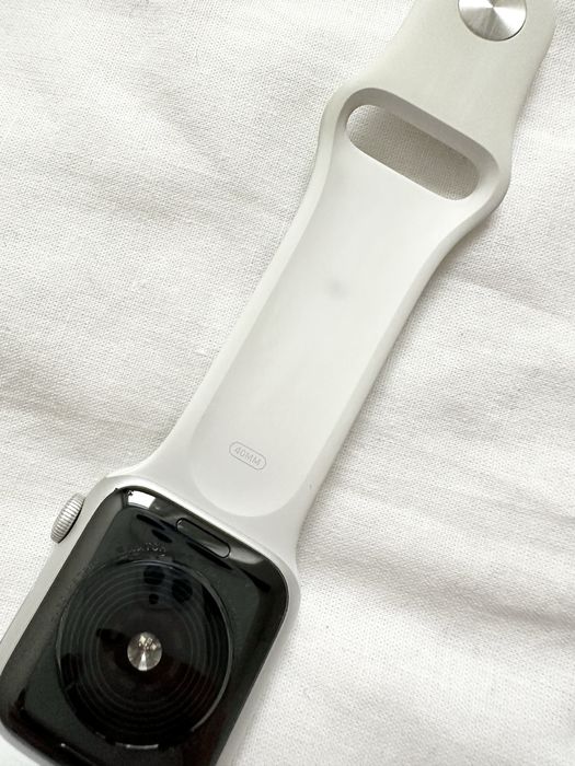 apple watch relógio SE 2022 40mm gps+cellular 2 geracao white silver