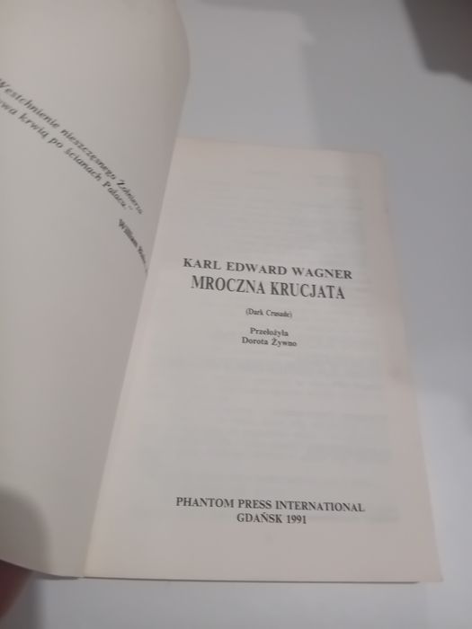 Karl E. Wagner Kane Mroczna krucjata