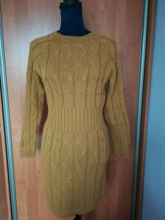 Sukienka dzianinowa swetrowa