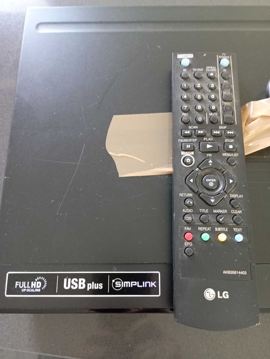Leitor e gravador DVD LG com pouco uso