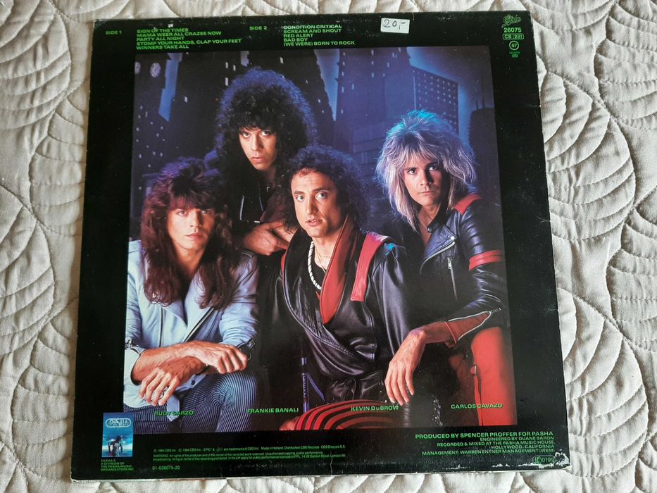 Quiet Riot - Condition Critical - Europa - Vinil LP