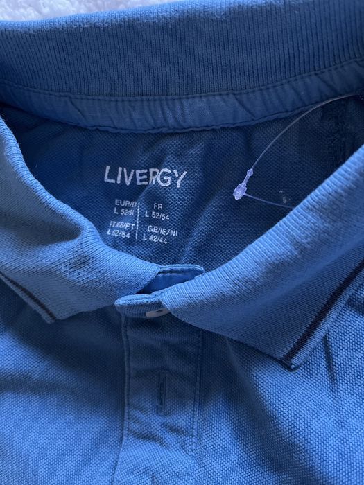 Polo Pique Azul Novo