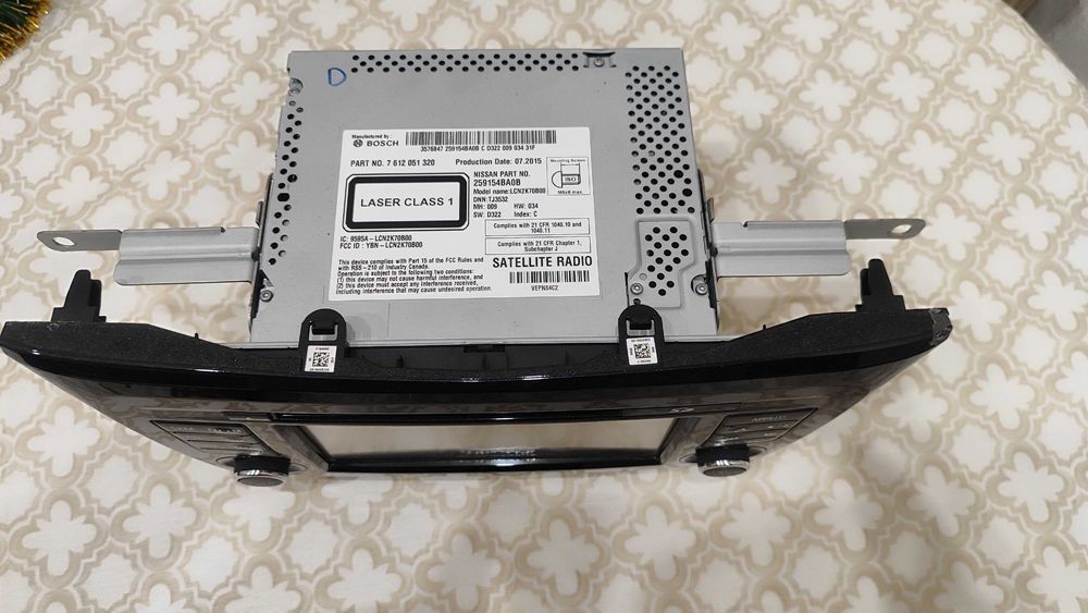 Оригінальна магнітола Nissan Rogue / X-Trail T32 (Bosch 259154BA0B)