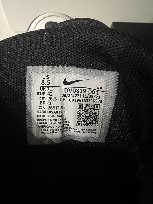 Nike Uptempo Air More ‘96 Black/White-Multi-Color DV0819 001