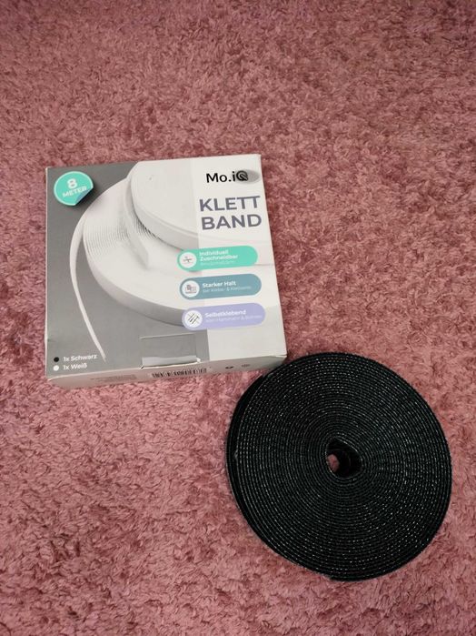 Samoprzylepny rzep taśma rolka z klejem mocna 8 m 20 mm