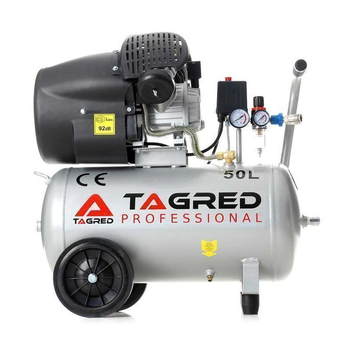 Kompresor dwutłokowy 50L sprężarka dwutłokowa 50L V2 Tagred TA360