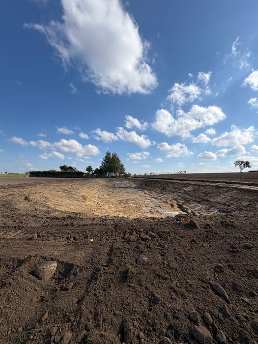 Kopanie stawów / Koparki LONG / odmulanie czyszczenie stawów