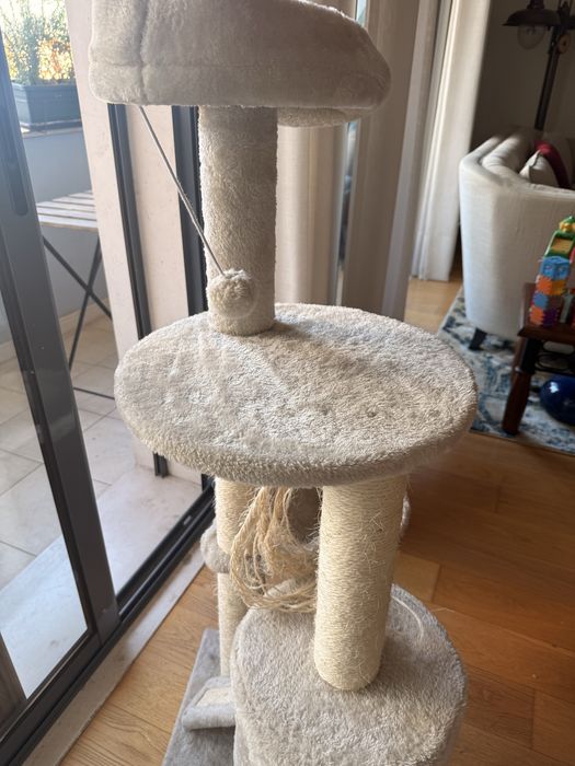 Casa e arranhador de gatos