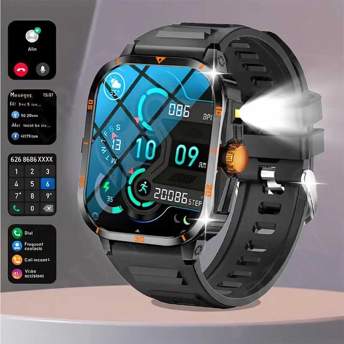 Смарт-годинник з функцією фонарика