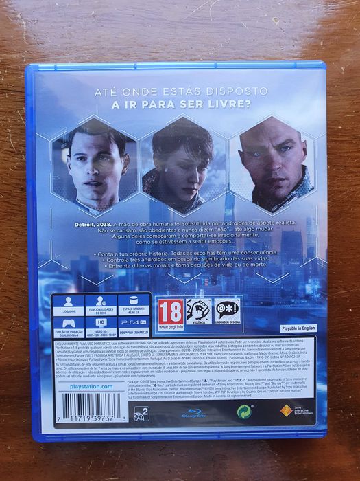 Detroit Become human Ps4 Como novo