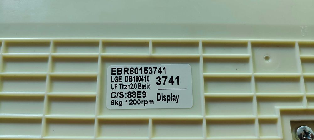 Programator pralki LG