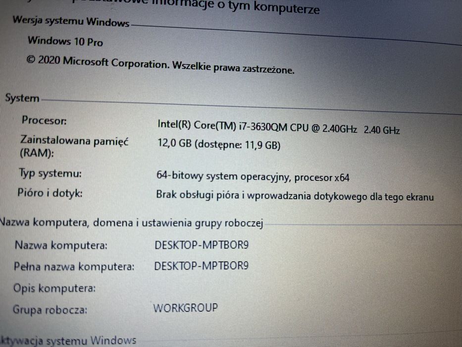 Laptop Dell Alienware 17cali