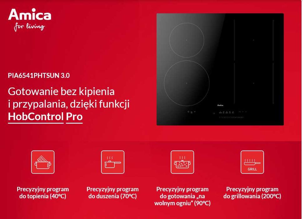 PŁYTA INDUKCYJNA PIA6541PHTSUN 3.0 nowa do zabudowy