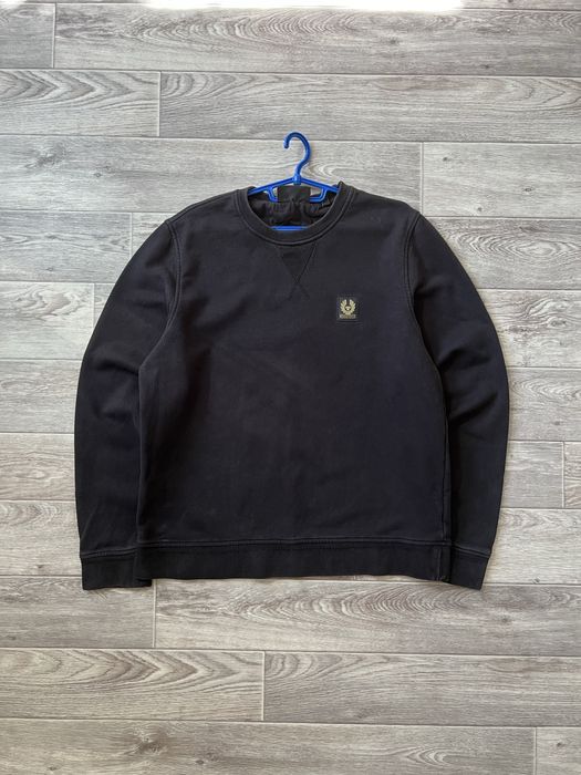 Belstaff Black Crewneck Sweatshirt