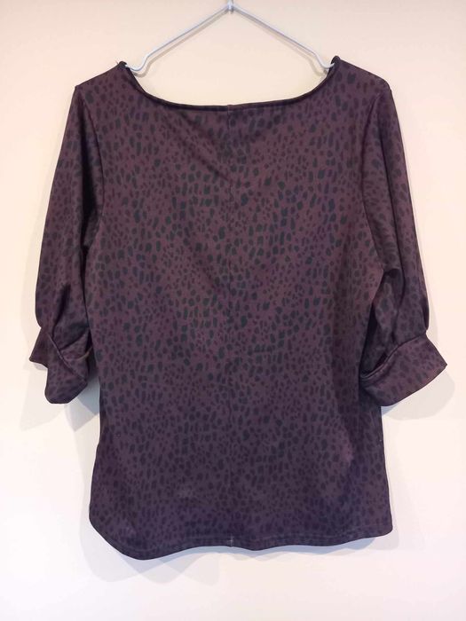 Bluzka damska M bordowa