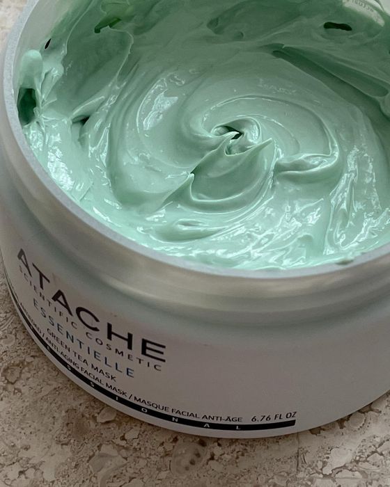 GREEN TEA MASKЛегендарна МАСКА ЗЕЛЕНИЙ ЧАЙ від набряків бренду ATACHE.