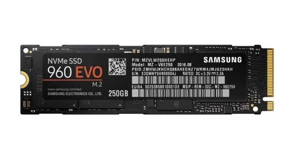 5шт+  БУ SSD накопичувач 250 ГБ Samsung (M.2 2280, V-NAND, NVMe, MZ-V6E250BW)  Опт та Гарантія