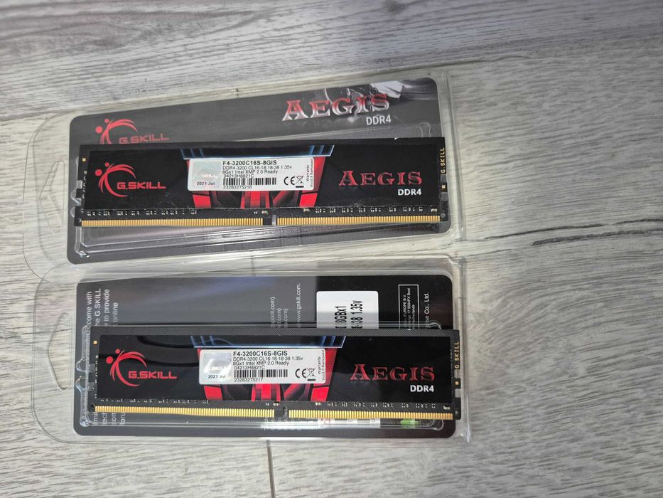 пам'ять DDR4 16GB Kit (2x8) 3200MHz CL16 G.SKill Aegis. Trade-in