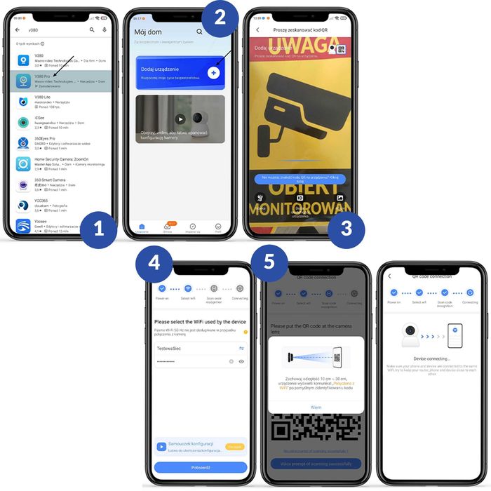 KAMERA Ip wifi zewnętrzna obrotowa 3MP smart ZOOM detekcja wodoodporna