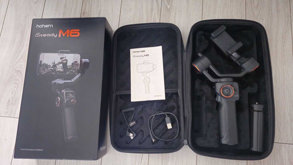 Gimbal stabilizator Hohem iSteady M6 do komórek