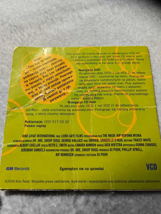 Hip hopowa myjnia płyta CD