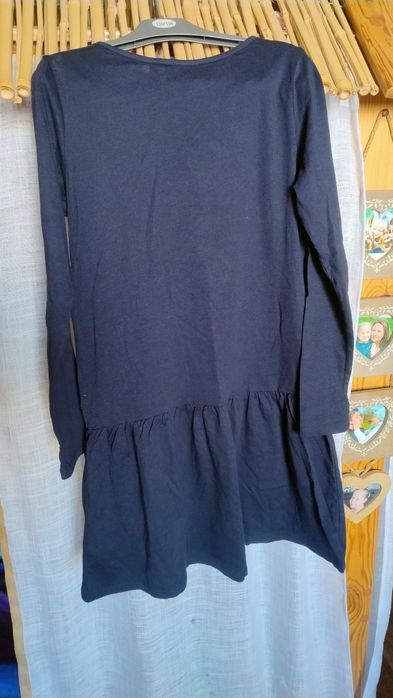 Сукня, плаття, з довгим рукавом, hm, h&m, Disney, Ельза, холодное серце, крижане серце, 134-140