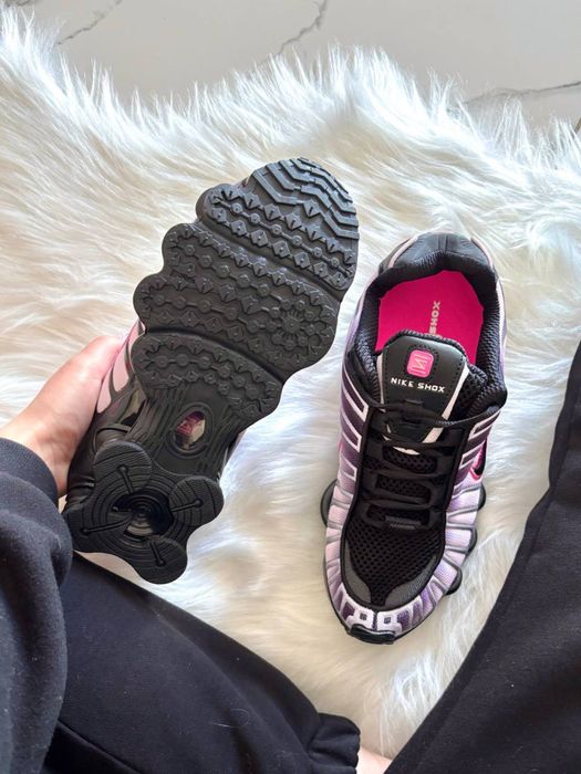 Nike TL Shox Black Pink 36-41р найк рожеві
