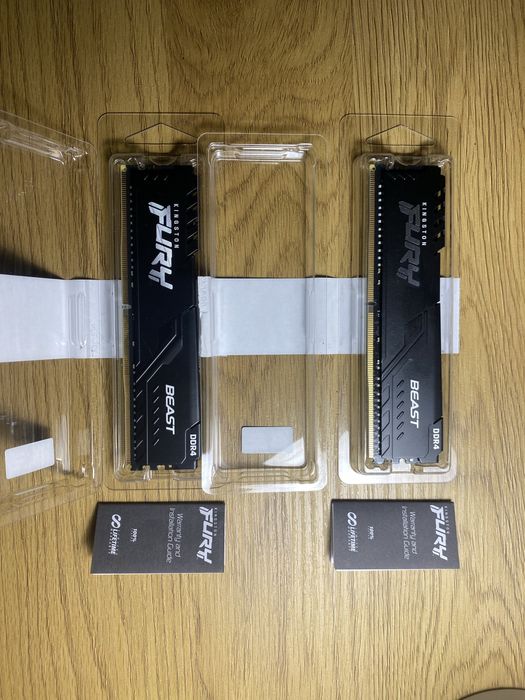 Memória RAM Kingston FURY Beast DDR4 3200 MHz 64GB 2x32GB CL16