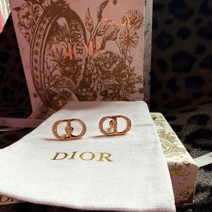 Kolczyki Dior CD kryształki+pudełko = prezent