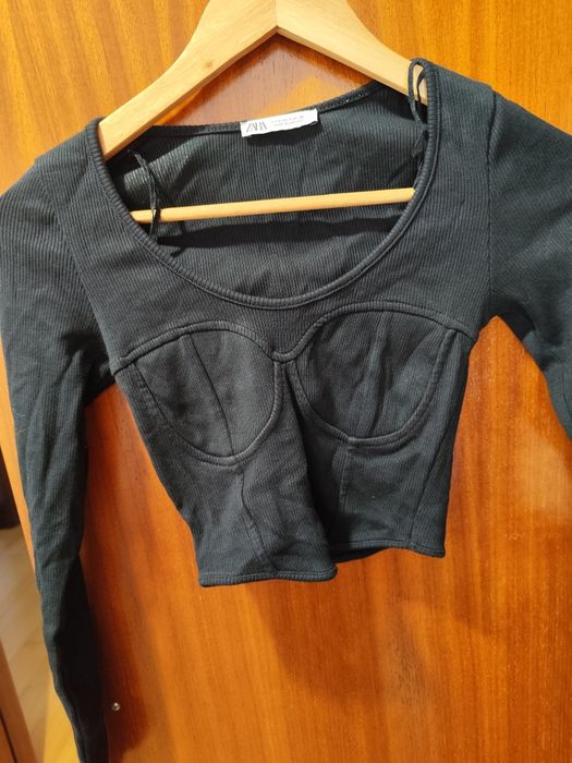 Camisola curtinha preta