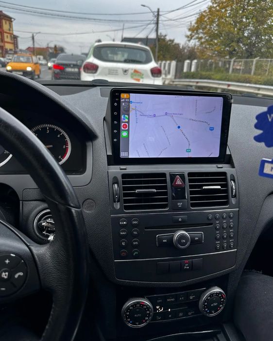 Rádio Mercedes W204 Android 14 com GPS (Novo)